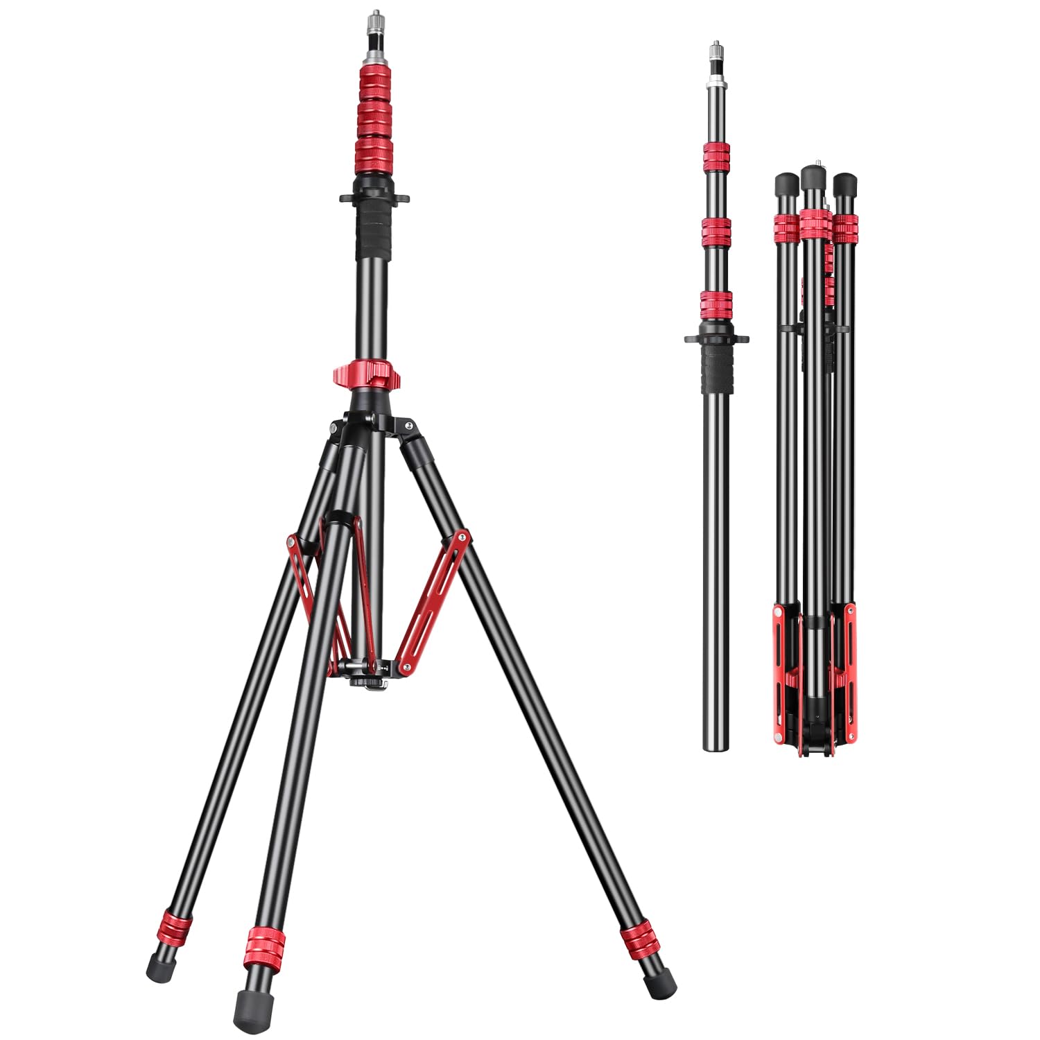 Amazon | ​FreeSea ライトスタンド 三脚 コンパクト 軽量 アルミニウム